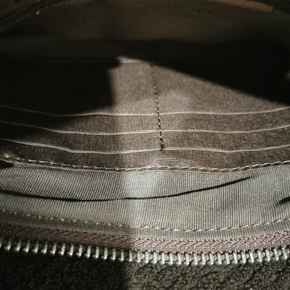 Brown/Silver Crossbody EUC #228 - Picture 8 of 9